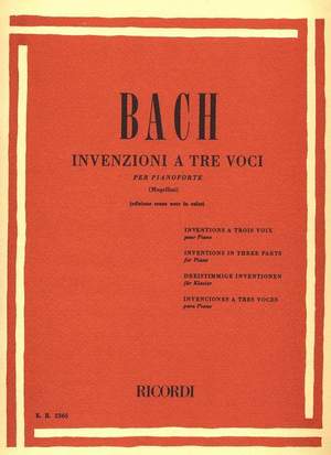 Bach: Invenzioni a 3 Voci (Senza Note in Calce)