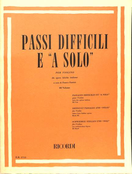 Fantini: Passi difficili Vol.3