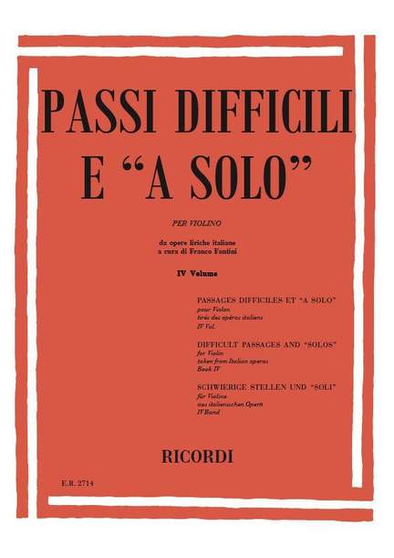 Fantini: Passi difficili Vol.4