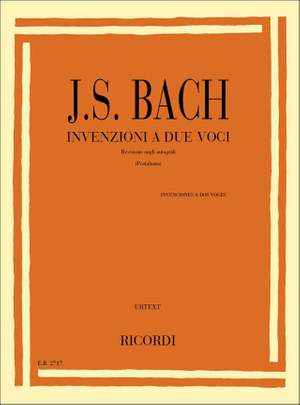 Bach: Invenzioni a 2 Voci (Urtext)