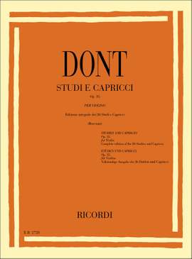 Dont: Etudes et Caprices Op.35 (ed. P.Borciani)