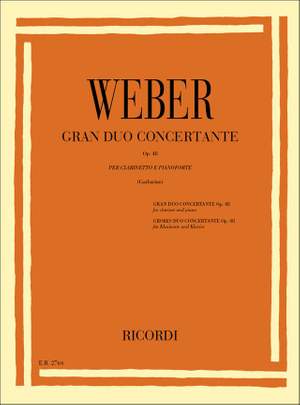 Weber: Grand Duo concertante Op.48 (ed. G.Garbarino)
