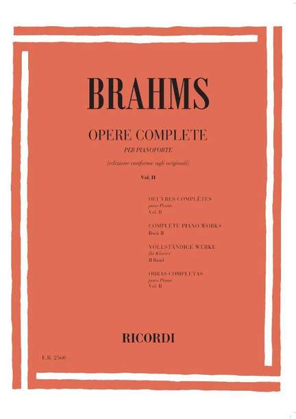 Brahms: Opere complete Vol.2