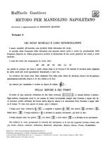 Gautiero: Metodo per Mandolino napoletano Vol.1 Product Image