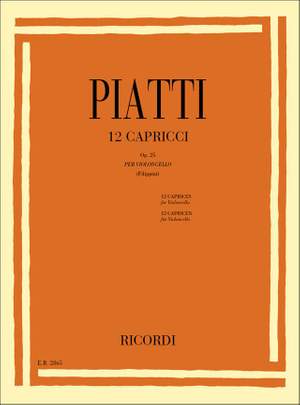 Piatti: 12 Capricci Op.25