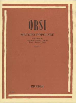 Orsi: Metodo popolare