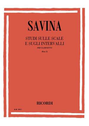Savina: Studi sulle Scale e sugli Intervalli Vol.1
