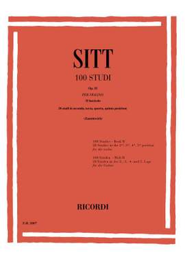Sitt: 100 Studies Op.32, Vol.2 (ed. R.Zanettovich)