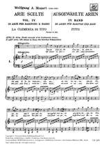 Mozart: Arie scelte Vol.4: 22 Arie per Baritono e Basso Product Image