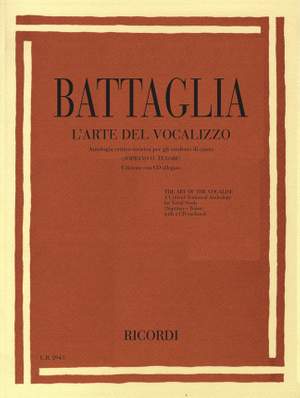 Battaglia: L'Arte del Vocalizzo Vol.1