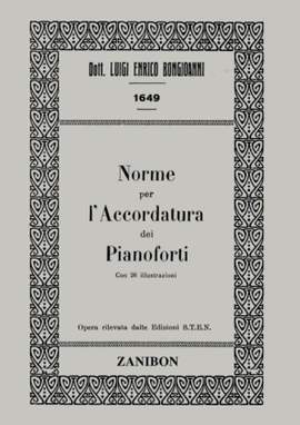 Bongioanni: Norme per l'Accordatura dei Pianoforte