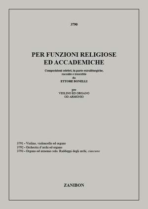 Various: Per Funzioni religiose ed accademie