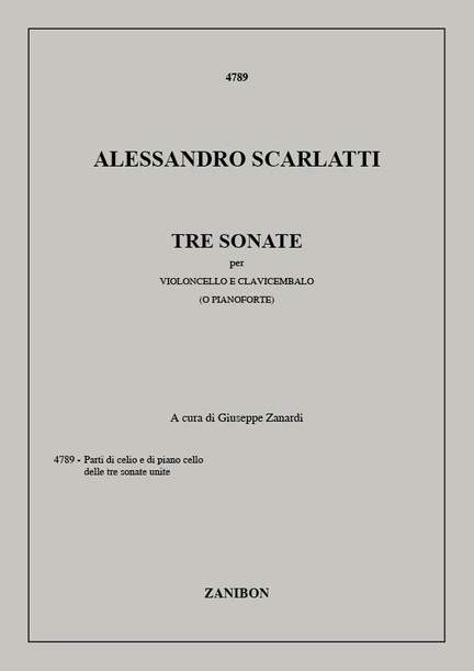 Scarlatti: 3 Sonatas