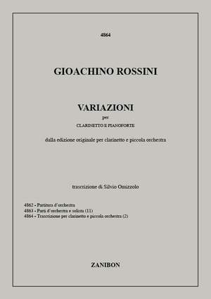 Rossini: Variations (arr. S.Omizzolo)