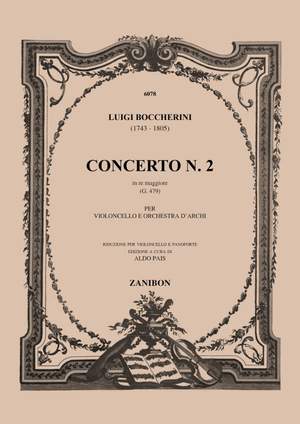 Boccherini: Cello Concerto No. 2 in D major G479