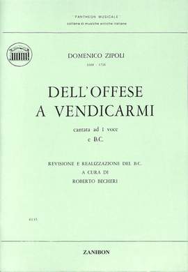 Zipoli: Dell'Offese a Vendicarmi