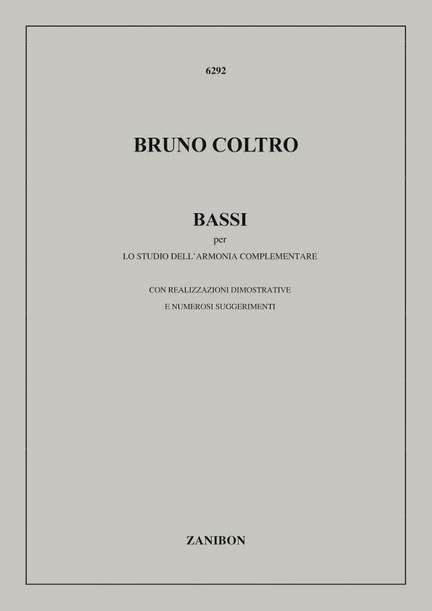 Coltro: Bassi per lo Studio dell'Armonia complementare