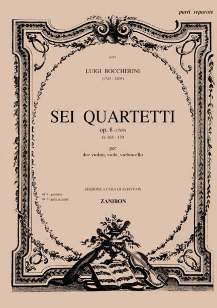 Boccherini: 6 Quartets Op.8
