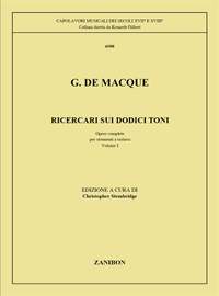 Macque: Ricercari sui dodici Toni