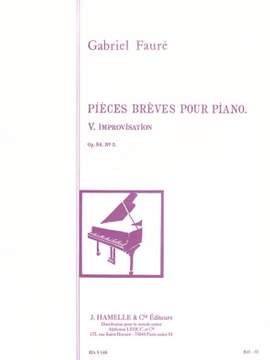 Gabriel Fauré: Improvisation Op.84, No.5