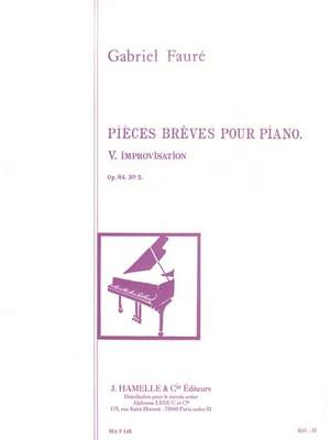 Gabriel Fauré: Improvisation Op.84, No.5