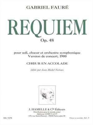 Gabriel Fauré: Requiem, Op. 48 version 1900 choeur en accolade