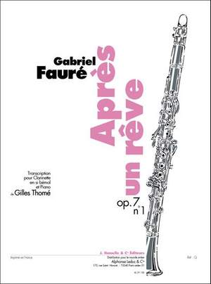 Gabriel Fauré: Après Un Rêve Op.7 No.1