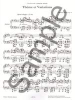 Gabriel Fauré: Thème et Variations Op. 73 pour piano seul Product Image