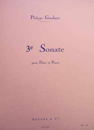 Philippe Gaubert: Sonata 3