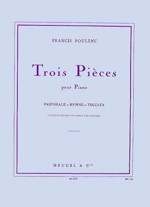 Francis Poulenc: Trois Pieces Pour Piano