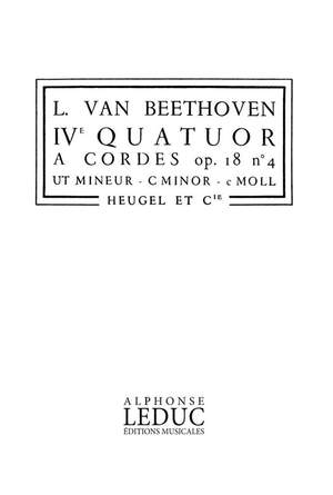 Ludwig van Beethoven: Quartet Op.18, No.4 in C minor