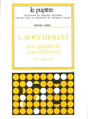 Luigi Boccherini: Sei quintetti con chitarra