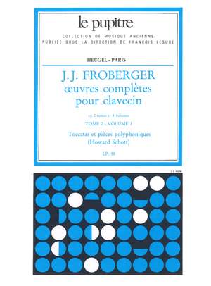 Johann Jakob Froberger: Oeuvres Complètes Pour Clavecin Book 2 Vol.1
