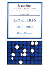 François Couperin: 9 motets partition ( Le Pupitre 45 )
