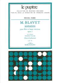 Michel Blavet: Sonates pour flutes et continuo op 2 volume 1