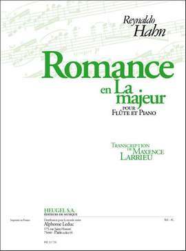 Hahn: Romance En La Majeur