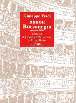 Verdi: Simon Boccanegra (Italian Libretto)