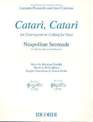 Cardillo: Catarì! Catarì! (C major)