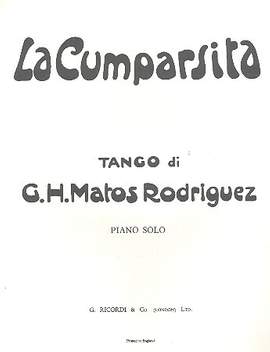 Rodriguez: La Cumparsita (Ricordi London)