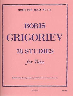 Boris Grigoriev: 78 Studies for Tuba