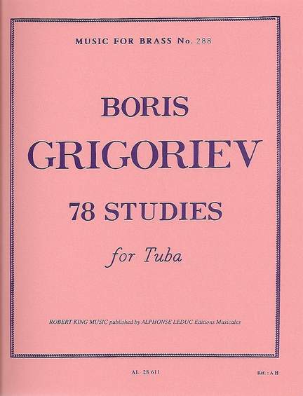 Boris Grigoriev: 78 Studies for Tuba