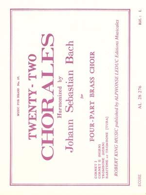 Johann Sebastian Bach: Twenty-Two Chorals