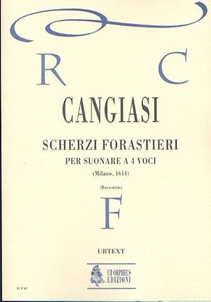 Cangiasi, G A: Scherzi forastieri per suonare a quattro voci (Milano 1614)