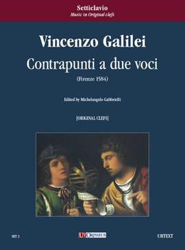 Galilei, V: Contrapunti a due voci (Firenze 1584) [original clefs]