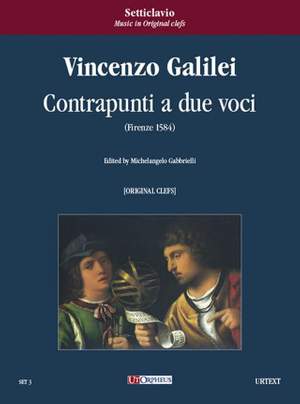 Galilei, V: Contrapunti a due voci (Firenze 1584) [original clefs]