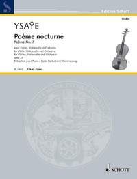 Ysaÿe, E: Poème nocturne op. 29