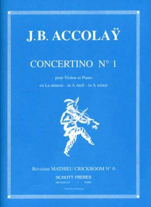 Accolay, J B: Concertino Nr. 1 a-Moll A minor