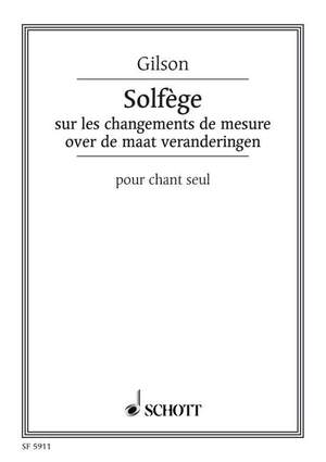 Gilson, P: Solfège