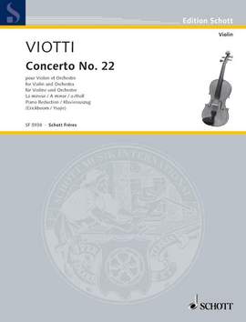 Viotti, G B: Konzert Nr. 22 a-Moll A minor