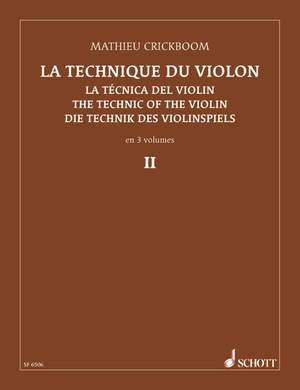 Crickboom, M: Die Technik des Violinspiels Vol. 2